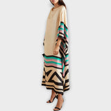 Kaftan s linearnim uzorkom