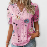 Lila - Bluza s V izrezom
