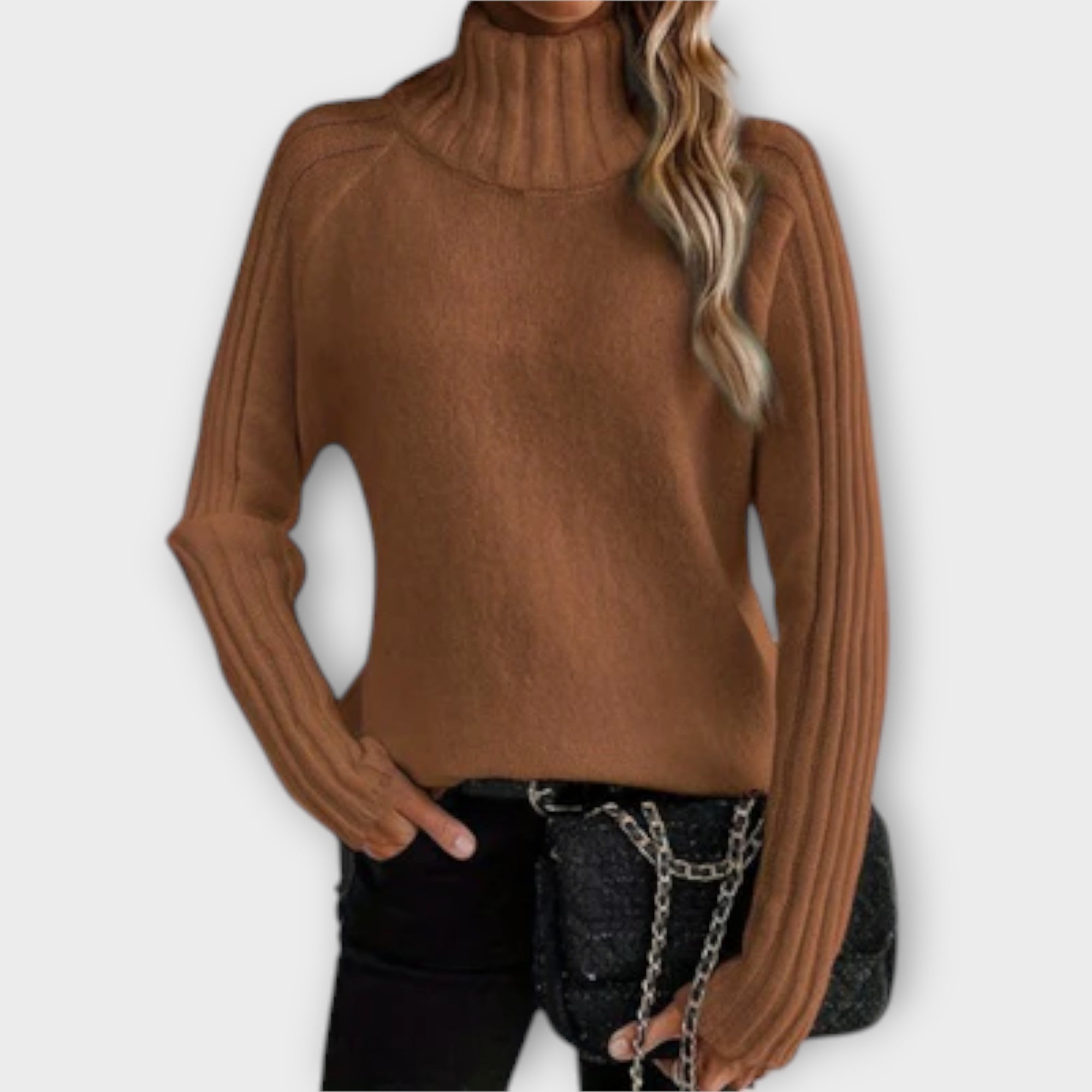 Hannah™ | Elegantni Pleteni Pulover