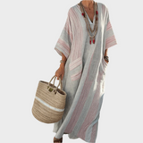 Kaftan s prugama i oversized džepovima
