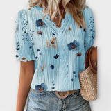 Lila - Bluza s V izrezom