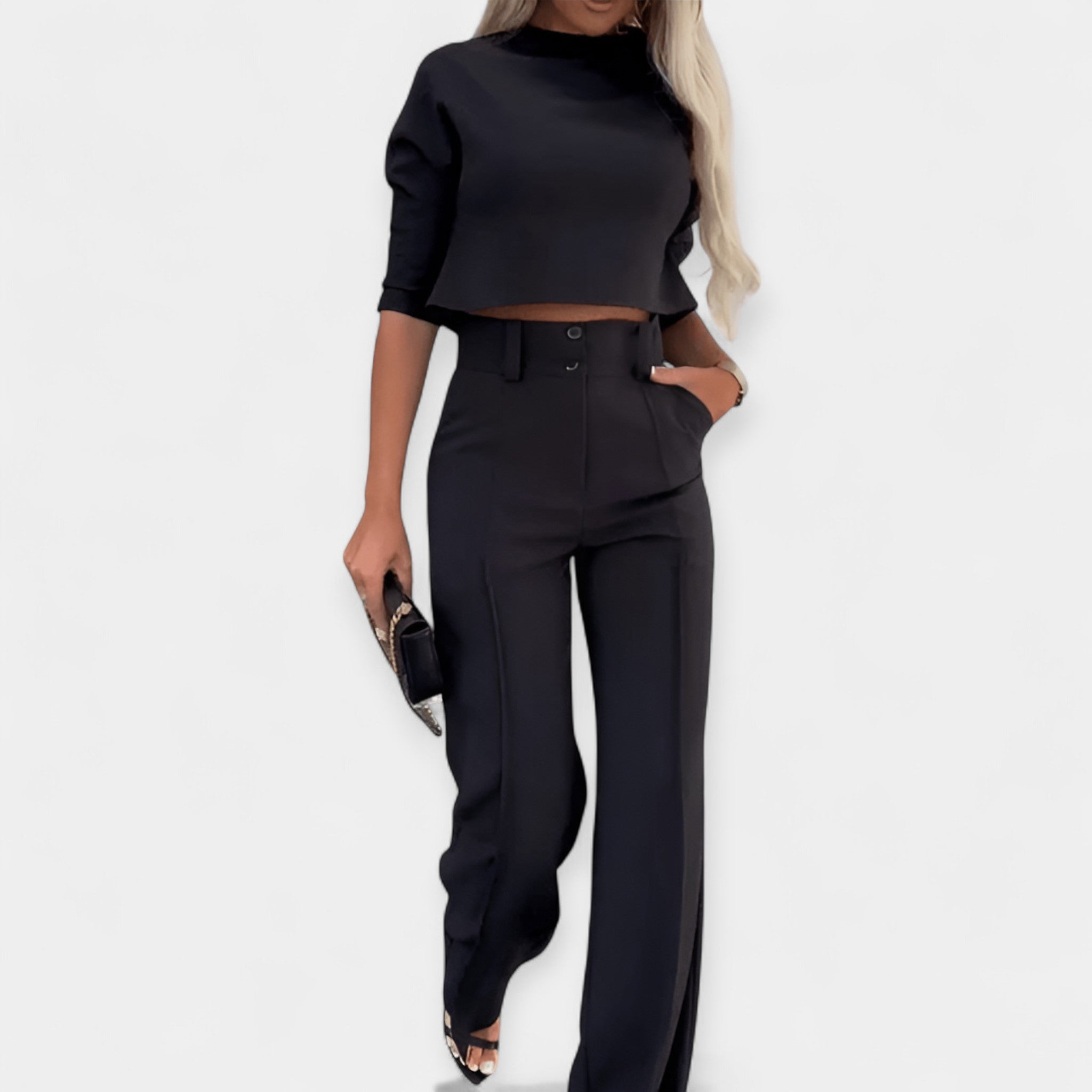 Set Crop Top i Hlače