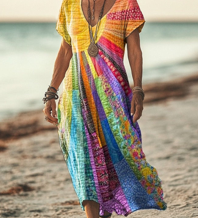 Boho Sunčana Haljina
