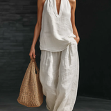 Zoë™ || Set bez rukava sa širokim hlačama