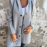 Lucija - Casual Cardigan s Kapuljačom