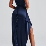 Larisa – Elegantna Maxi Haljina s Prorezom